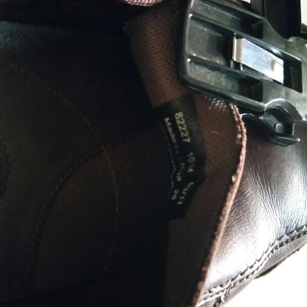Clarks 82227 Men's Brown Leather Slip On Driving Loafers Shoes 10M